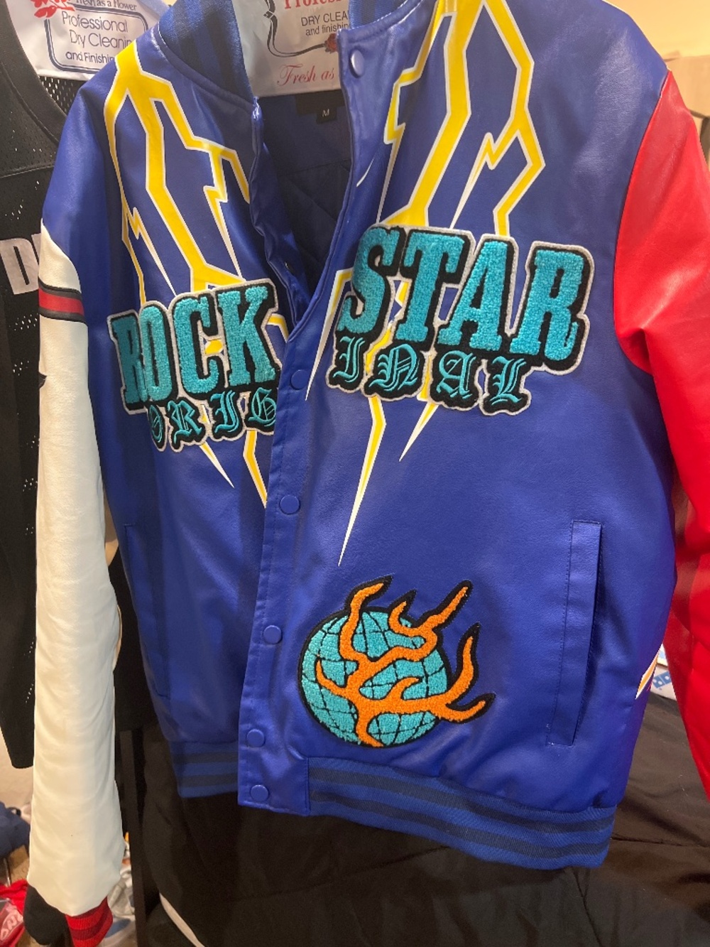Rockstar varsity jacket